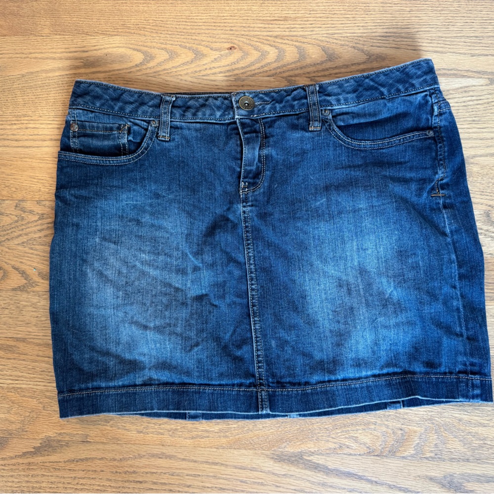 Blue Denim Skirt